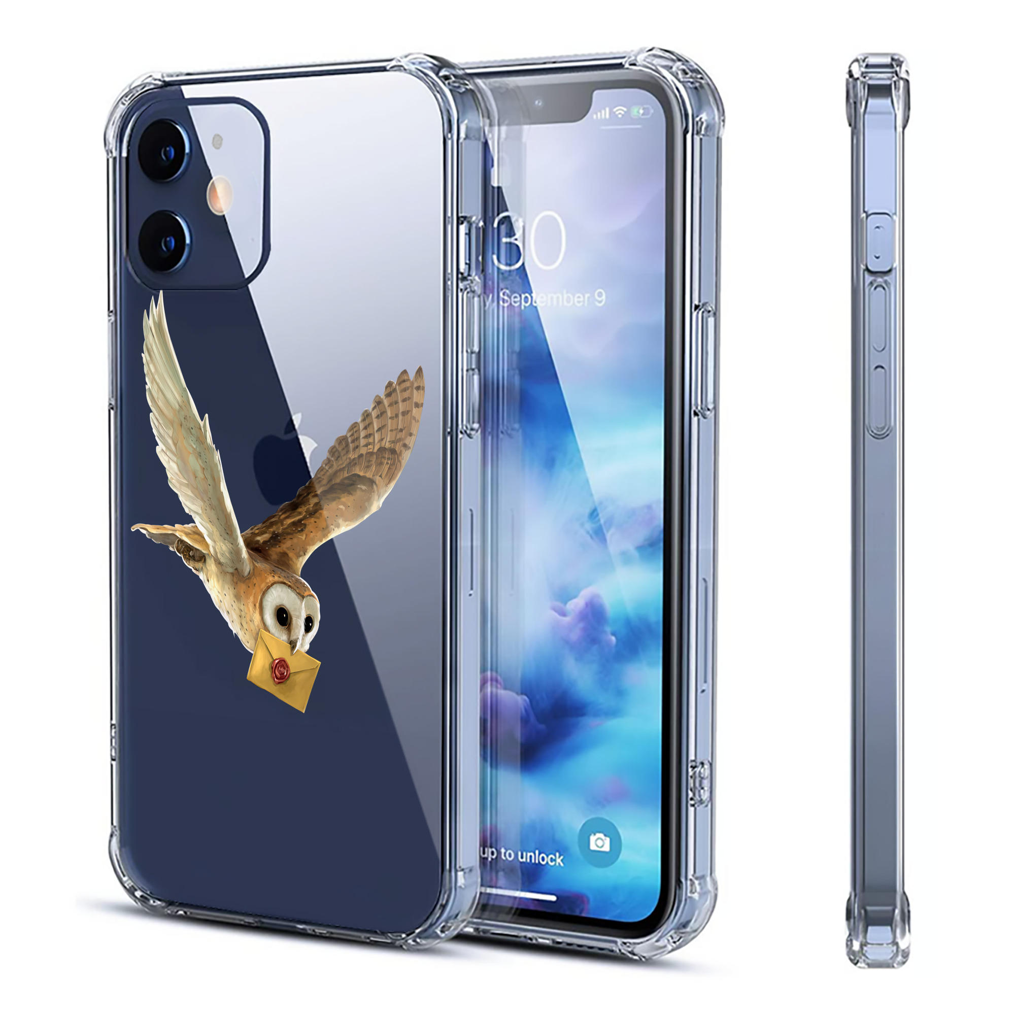 （画像用） Harry Potter ハリー・ポッターシリーズ 【iPhone 12シリーズ対応】透明スマホケース（クリアソフトケース）